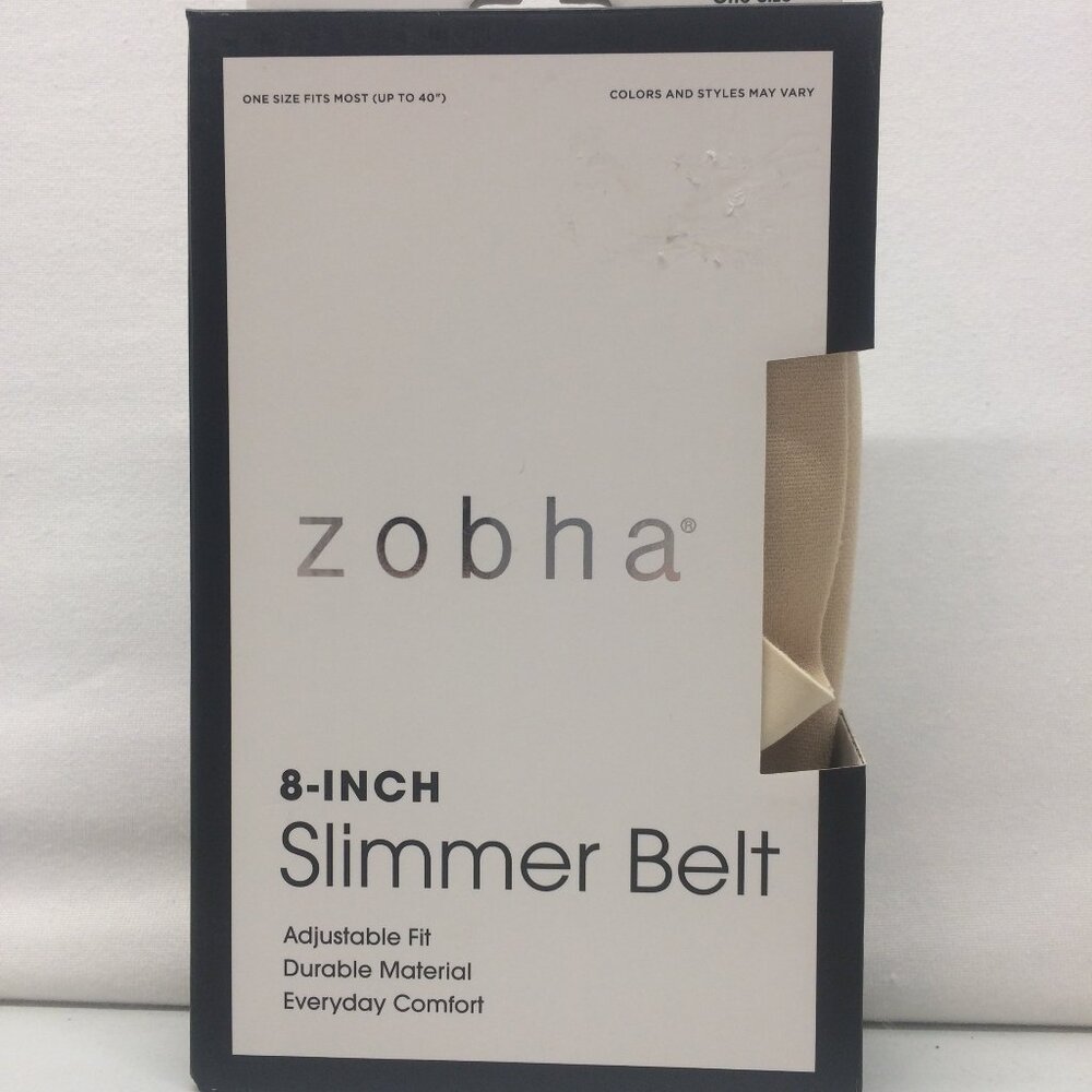 Zobha 8 Inch Slimmer Belt Waist Trainer One Size Fits Most